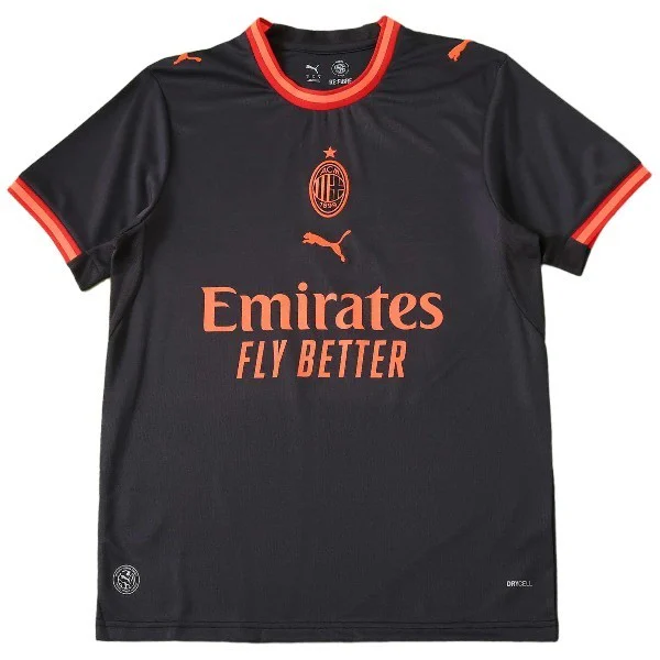 AC Milan Camiseta 2026 2027 Tercera Negra - Camiseta Ac Milan | PTDHMALL