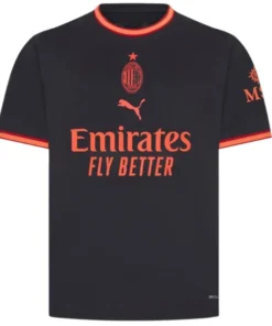 AC Milan Camiseta 2026 2027 Tercera Negra - Camiseta Ac Milan | PTDHMALL