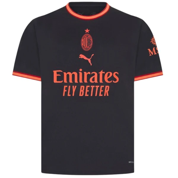 AC Milan Camiseta 2026 2027 Tercera Negra - Camiseta Ac Milan | PTDHMALL