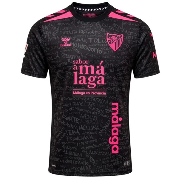 Málaga CF Camiseta 2026 2027 Tercera Negra - Camiseta Málaga Cf Barata Niños | PTDHMALL