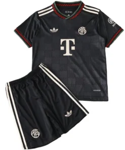 Bayern Múnich Niños Conjunto 2025 2026 Tercera Negro - Bayern Múnich Niños Barata | PTDHMALL
