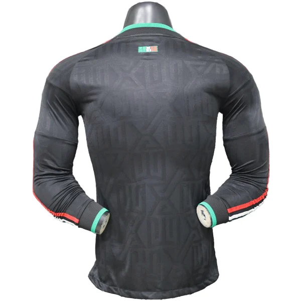 México Camiseta Edición Jugadores 2026 Tercera Negra - Camiseta Selección México | PTDHMALL