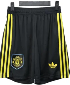 Manchester United Pantalones Edición Jugadores 2025 2026 Tercera Negro - Pantalón Manchester United | PTDHMALL