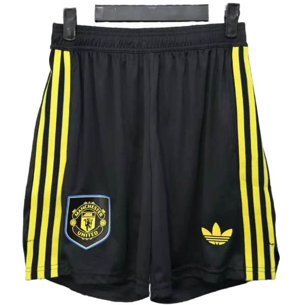 Manchester United Pantalones Edición Jugadores 2025 2026 Tercera Negro - Pantalón Manchester United | PTDHMALL