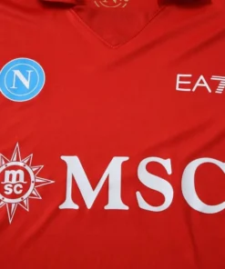 SSC Napoli Camiseta 2026 2027 Tercera Roja - Camiseta Serie A SSC Napoli | PTDHMALL